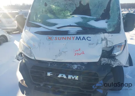 2024 Ram Promaster 1500 Low Roof 118 Wb W/Pass Seat from USA, damaged, VIN 3C6LRVNGXRE120891